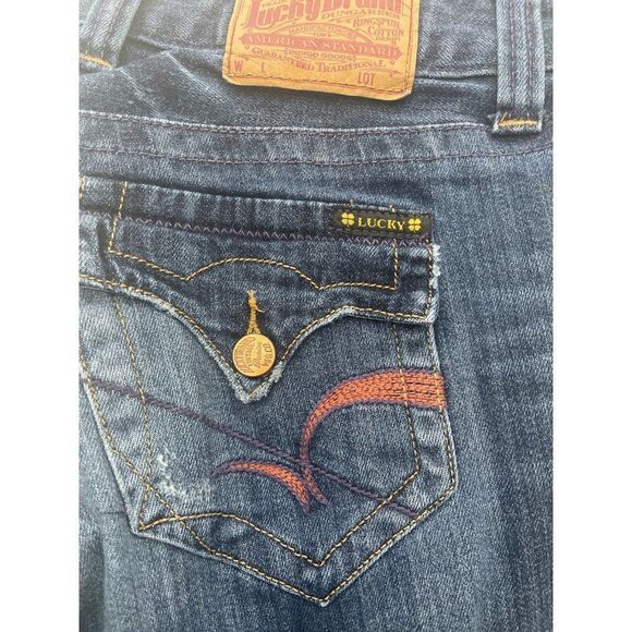 Lucky Brand Midnight Lola Straight Jeans Size 28 - Picture 9 of 12